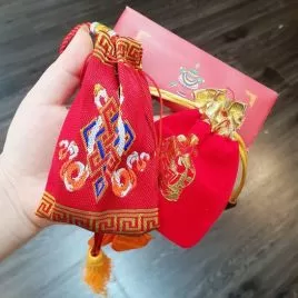 [TẶNG KÈM Bột Vàng và Cát Mandala] Túi Phước Lành của tu viện Dan Jie Lin 