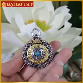 Mặt Dây Văn Thù Cửu Cung Xoay