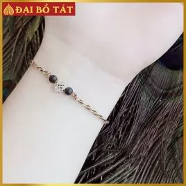 Vòng Chỉ Ngũ Sắc Trầm Hương Mix Charm Cát Tường